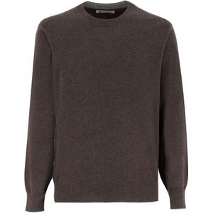 Brunello Cucinelli, Heren, Truien, Bruin, Maat: M Kasjmier,