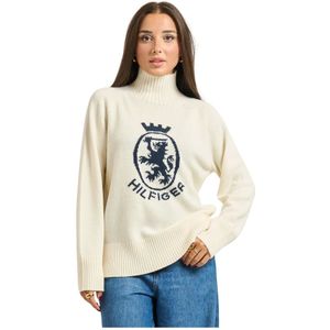 Tommy Hilfiger - Ww0ww46434 - Trui - Met Hoge Hals - Pure Wol