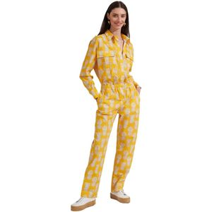 La DoubleJ, Dames, Jumpsuits & Playsuits, Geel, Maat: L Katoen,