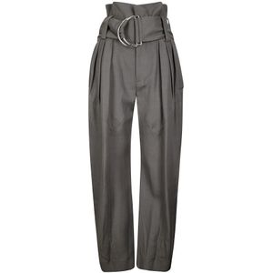 JW Anderson, Dames, Broeken, Grijs, Maat: S Zijde,