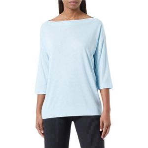 s.Oliver, Dames, Tops, Blauw, Maat: 2XL