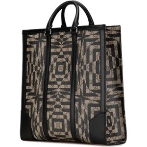 Gucci Vintage, Dames, Pre-owned, Beige, Maat: ONE Size Leer,