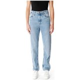 Nudie Jeans - Retro Stonewash Highwaist Jeans - Blauw - Dames