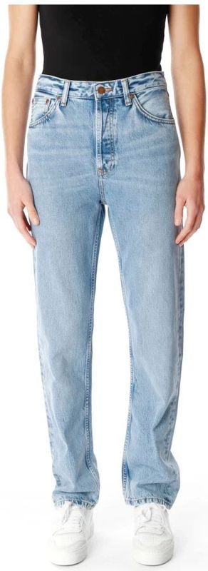 Nudie Jeans - Retro Stonewash Highwaist Jeans - Blauw - Dames