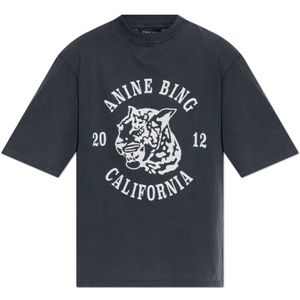 Anine Bing, Dames, Tops, Grijs, Maat: M Katoen,