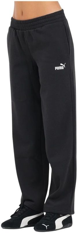 PUMA Essentials Small No. 1 Logo Comfort rechte broek voor Dames, Zwart, Maat XXS