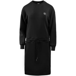 Karl Lagerfeld, Dames, Jurken, Zwart, Maat: M Modal,