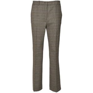 Weekend Max Mara, Dames, Broeken, Veelkleurig, Maat: L Wol,