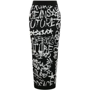Versace Jeans Couture, Dames, Rokken, Zwart, Maat: S