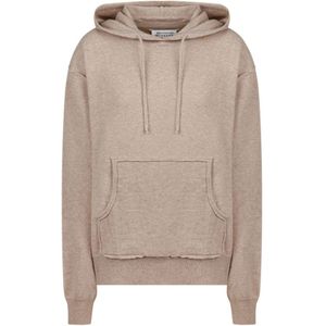 Maison Margiela, Dames, Sweatshirts & Hoodies, Bruin, Maat: S