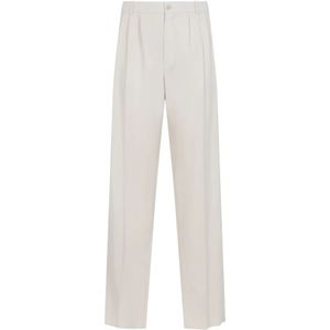 Saint Laurent, Heren, Broeken, Wit, Maat: XL Denim,