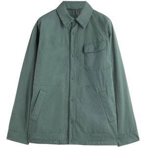 Aspesi, Heren, Jassen, Groen, Maat: S Katoen,