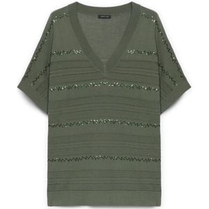 Fiorella Rubino, Dames, Truien, Groen, Maat: XS