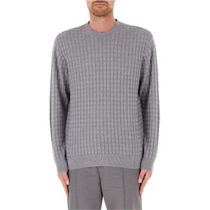 Armani Exchange, Heren, Truien, Grijs, Maat: L Katoen,