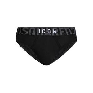 Dsquared2 Logo briefs , Black , Heren , Maat: M