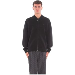 Lacoste, Heren, Truien, Zwart, Maat: XL