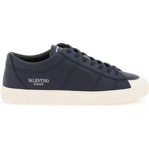 Valentino Garavani, Heren, Schoenen, Blauw, Maat: 39 EU Leer,