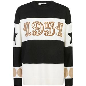 Max Mara - Zwarte Trui - Wol - 70% Schapenwol - 30% Kasjmier