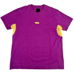 Givenchy, Heren, Tops, Paars, Maat: M Katoen,