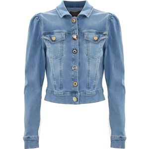 Kocca, Dames, Jassen, Blauw, Maat: S Denim,