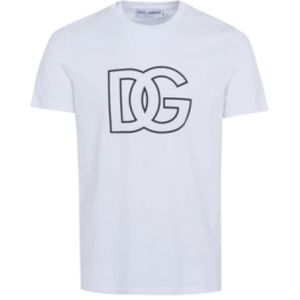 Dolce & Gabbana, Heren, Tops, Wit, Maat: M