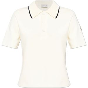 Moncler, Dames, Tops, Beige, Maat: L Katoen,