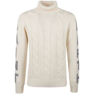 MC2 Saint Barth, Heren, Truien, Wit, Maat: S