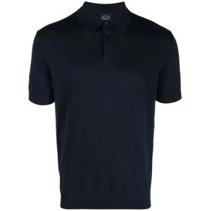 Paul & Shark, Heren, Tops, Blauw, Maat: 2XL Katoen,