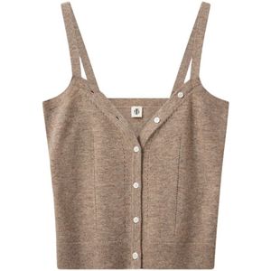 The Garment, Dames, Tops, Beige, Maat: 2XS Wol,