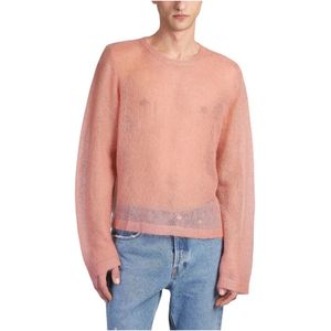 Séfr, Heren, Truien, Roze, Maat: M Mohair,