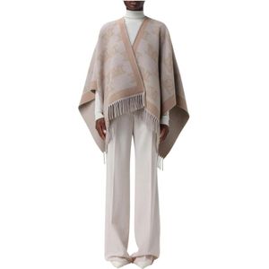 Max Mara, Dames, Jassen, Beige, Maat: ONE Size Wol,