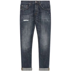 Dondup, Heren, Jeans, Blauw, Maat: W30 Katoen,
