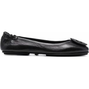 Tory Burch, Dames, Schoenen, Zwart, Maat: 39 EU Leer,