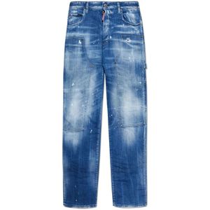 Dsquared2, Heren, Jeans, Blauw, Maat: XL Katoen,