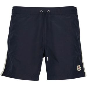 Moncler, Heren, Badkleding, Blauw, Maat: L