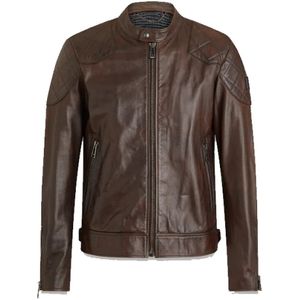 Belstaff, Heren, Jassen, Bruin, Maat: L Katoen,