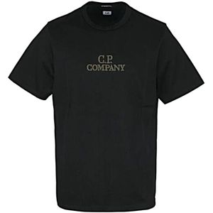 C.p. Company, Heren, Tops, Zwart, Maat: 2XL