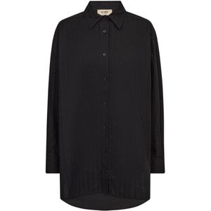 MOS Mosh, Dames, Blouses & Shirts, Zwart, Maat: XS