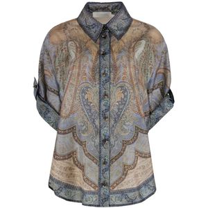 Zimmermann, Dames, Blouses & Shirts, Veelkleurig, Maat: XS Zijde,