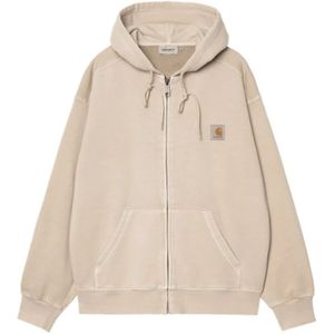 Carhartt Wip, Heren, Sweatshirts & Hoodies, Beige, Maat: M Katoen,