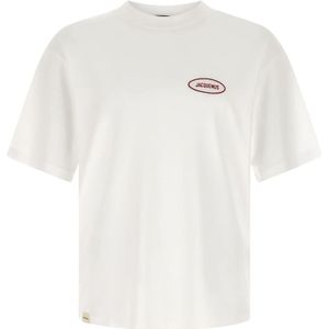 Jacquemus, Heren, Tops, Wit, Maat: 2XL Katoen,