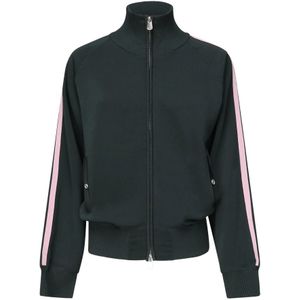 Pinko, Dames, Sweatshirts & Hoodies, Groen, Maat: M Fleece,
