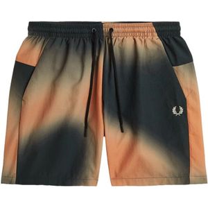 Fred Perry, Heren, Badkleding, Veelkleurig, Maat: S Nylon,