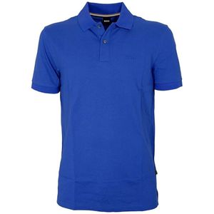 Hugo, Heren, Tops, Blauw, Maat: L Katoen,