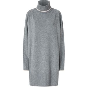 Pinko, Dames, Jurken, Grijs, Maat: XS Wol,