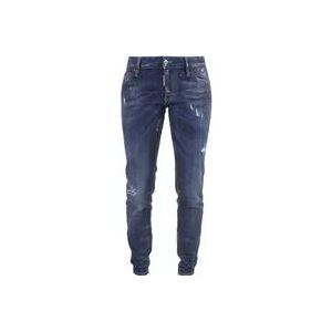 Dsquared2 Stijlvolle Slim-Fit Jeans , Blue , Dames , Maat: M