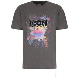 Ksubi, Heren, Tops, Grijs, Maat: M Katoen,