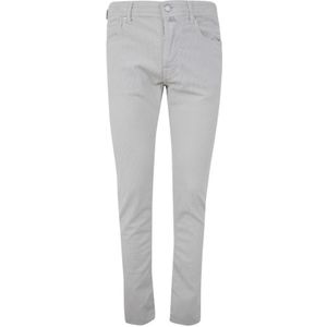 Jacob Cohën, Heren, Jeans, Wit, Maat: W33 Katoen,