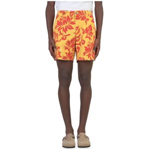 Erl, Heren, Korte broeken, Geel, Maat: L Denim,