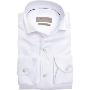 John Miller, Heren, Overhemden, Wit, Maat: 3XL Katoen,